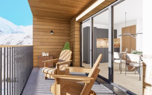 Appartement 3 pièces avec balcon