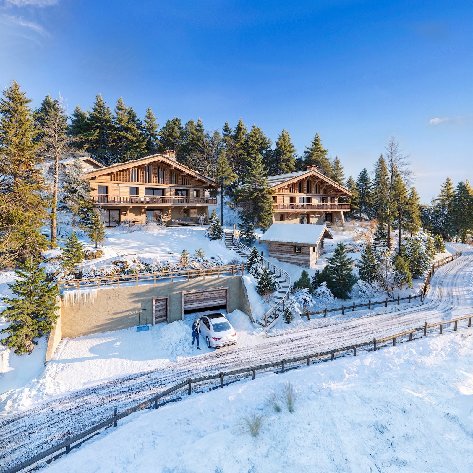 New Luxury Chalets d'exception in Megève | 4 or 6 bedrooms | Stone ...