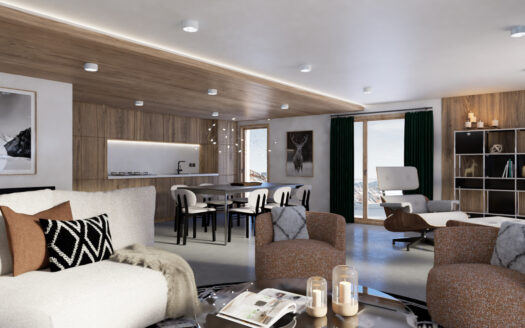 Appartement 6 pièces skis aux pieds