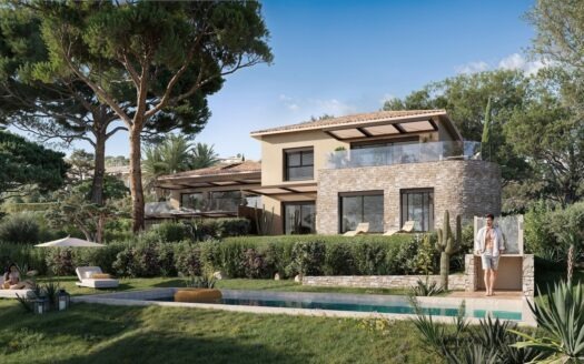 Apartment 3 bedrooms duplex with garden and sea view