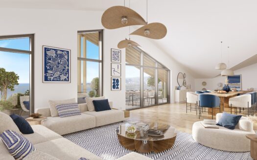 Apartment 3 bedrooms rooftop 3 terraces and sea view