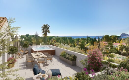 Apartment 3 bedrooms rooftop 3 terraces and sea view