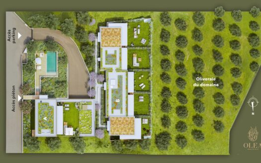 Appartement 3 pièces avec terrasse et jardin