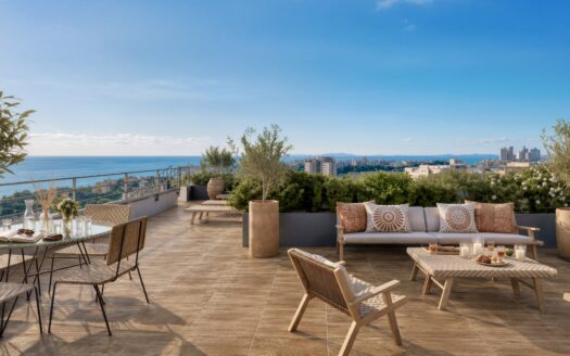 Appartement 5 pièces rooftop et vue mer