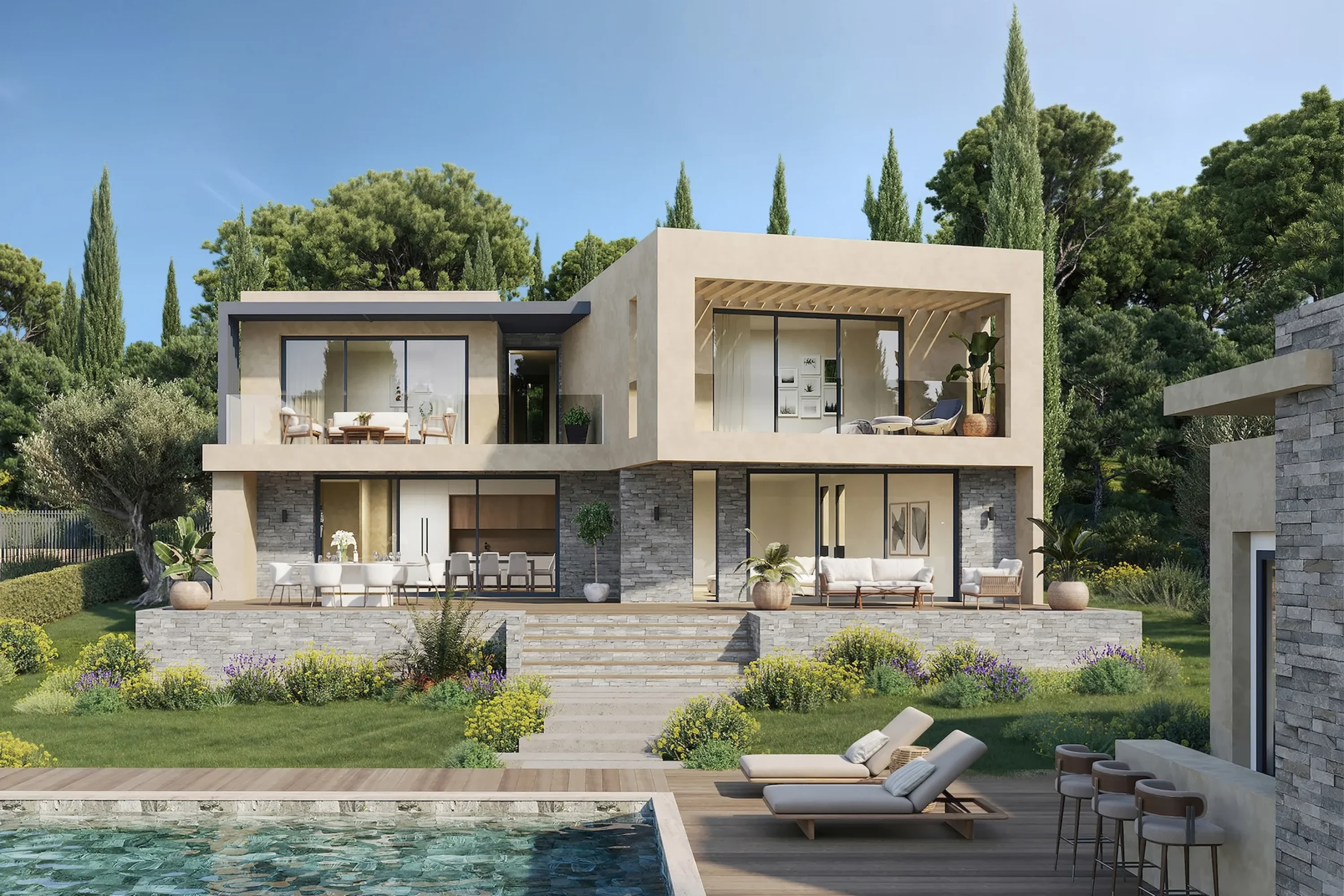 CALISTA-villa4-neuve-les-costes-mougins-vue-face