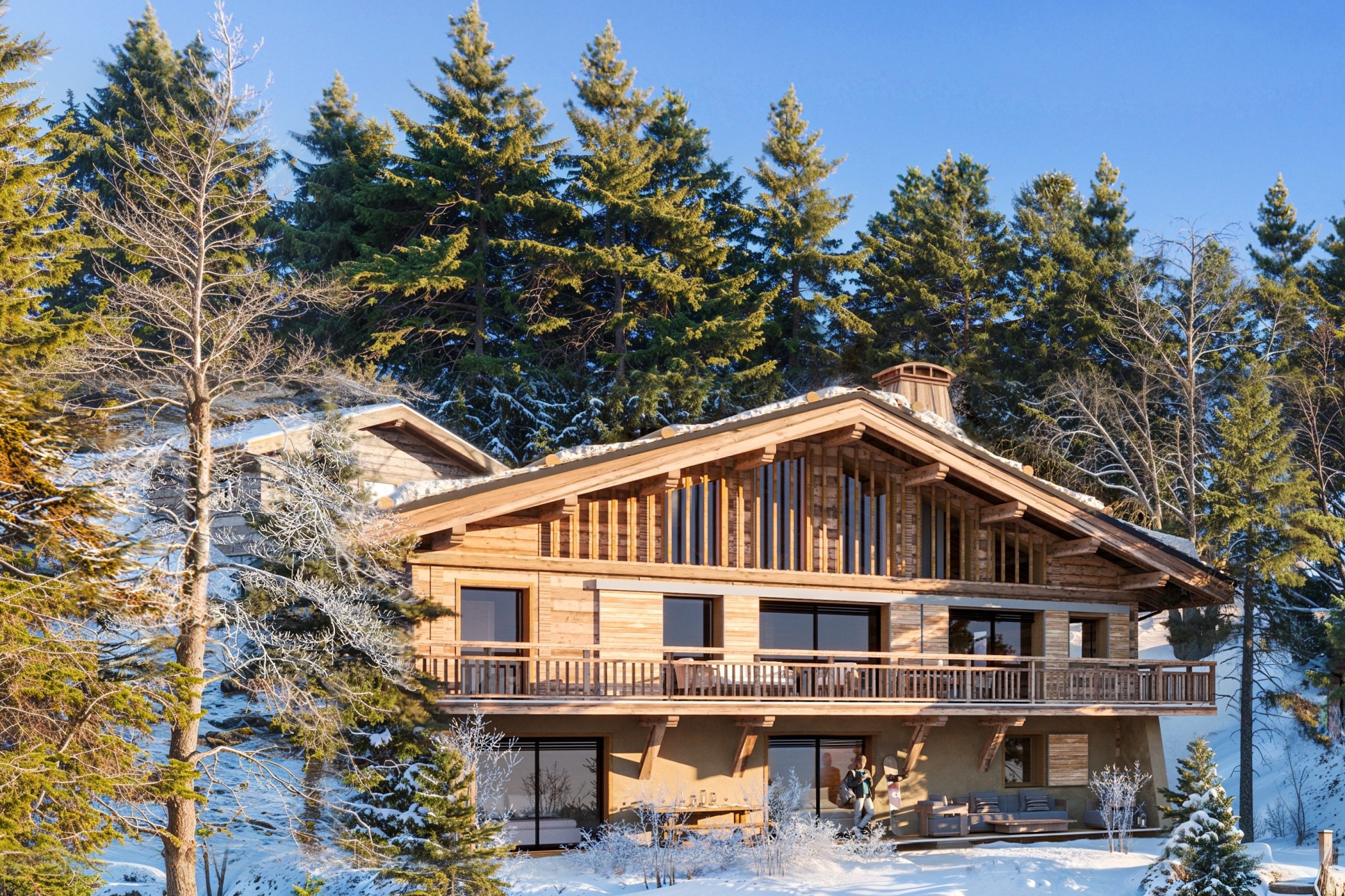 Chalet A (2 demi-chalets)