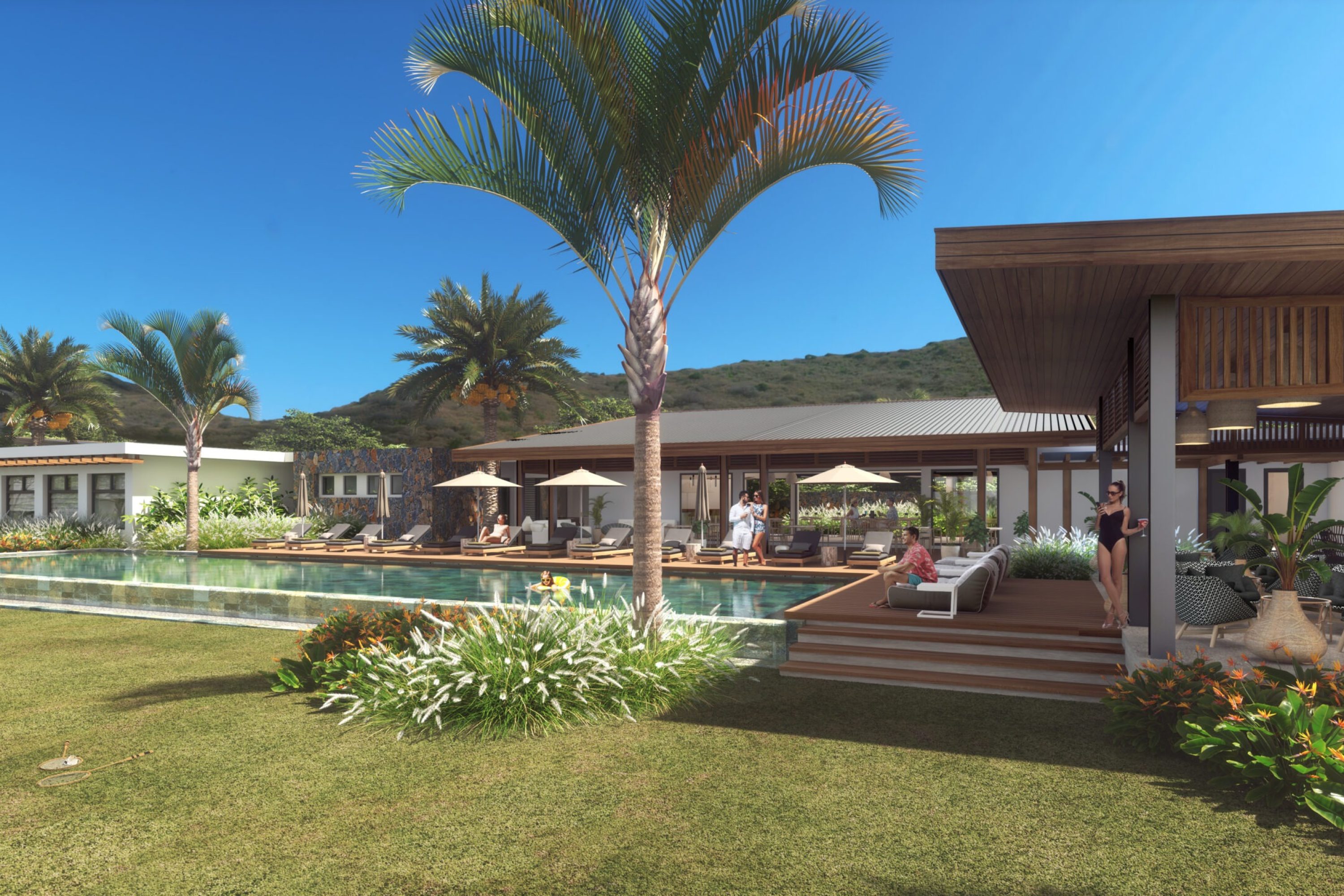 Club House piscine & restaurant