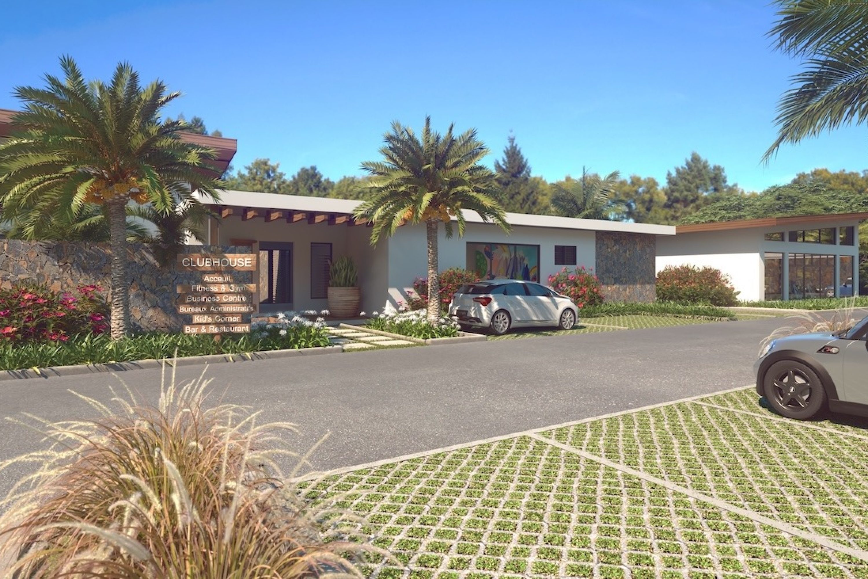 Entrée du Club House