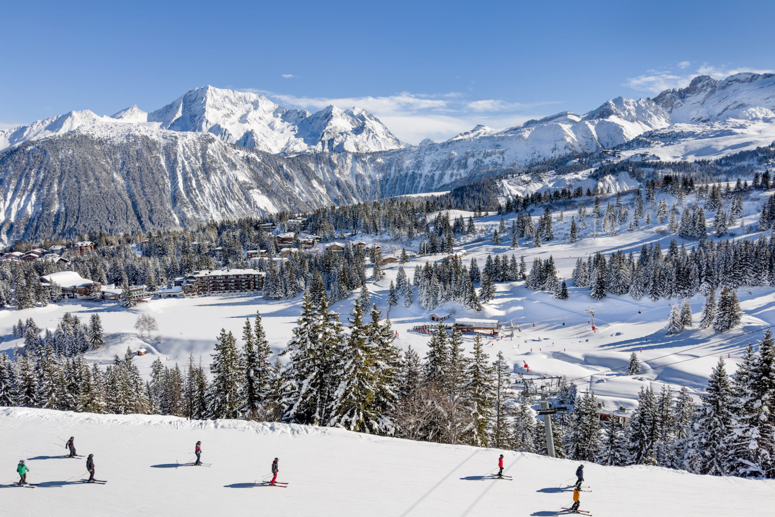 Courchevel - Les pistes en hiver