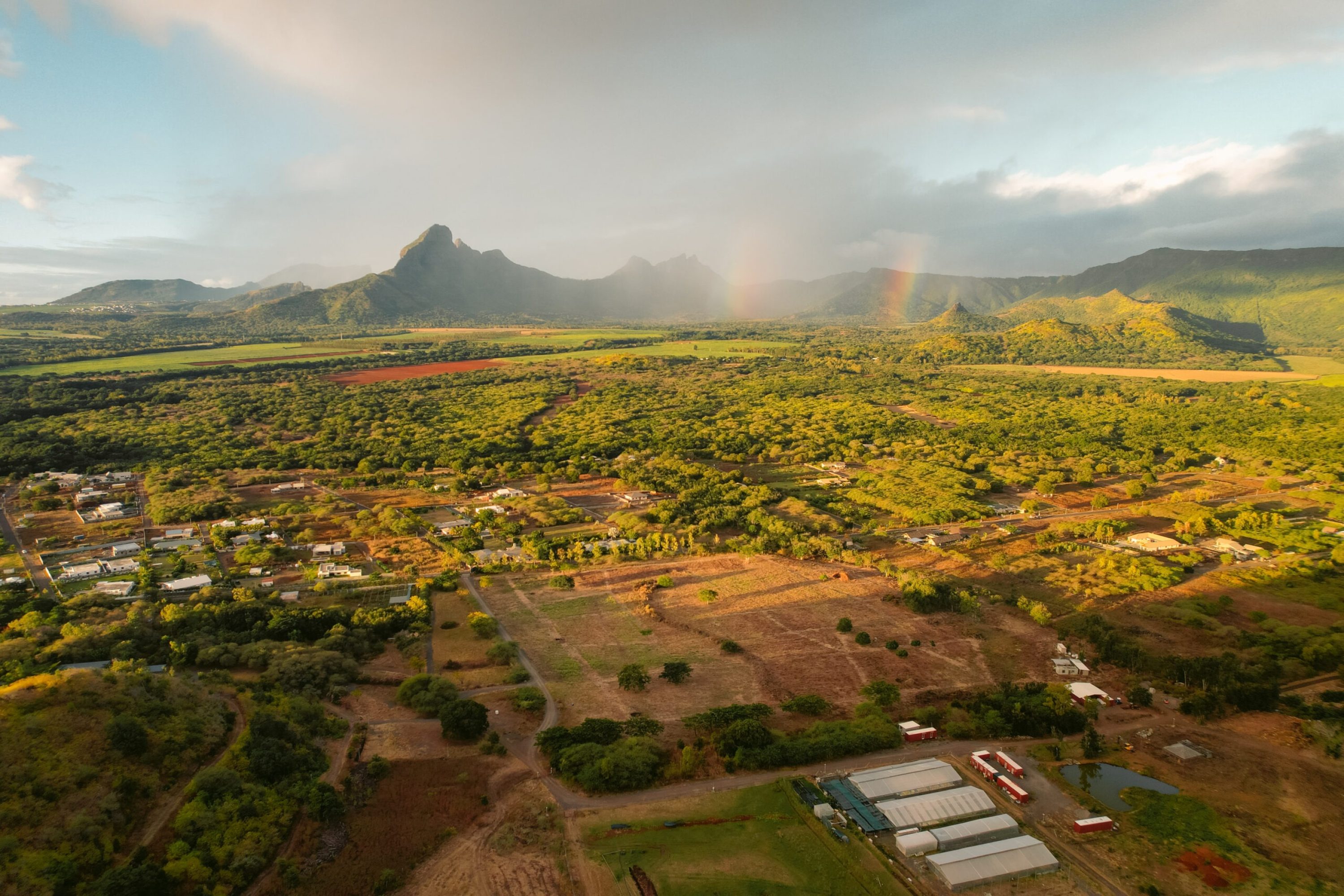 Vue sur les montagnes de l'ouest
