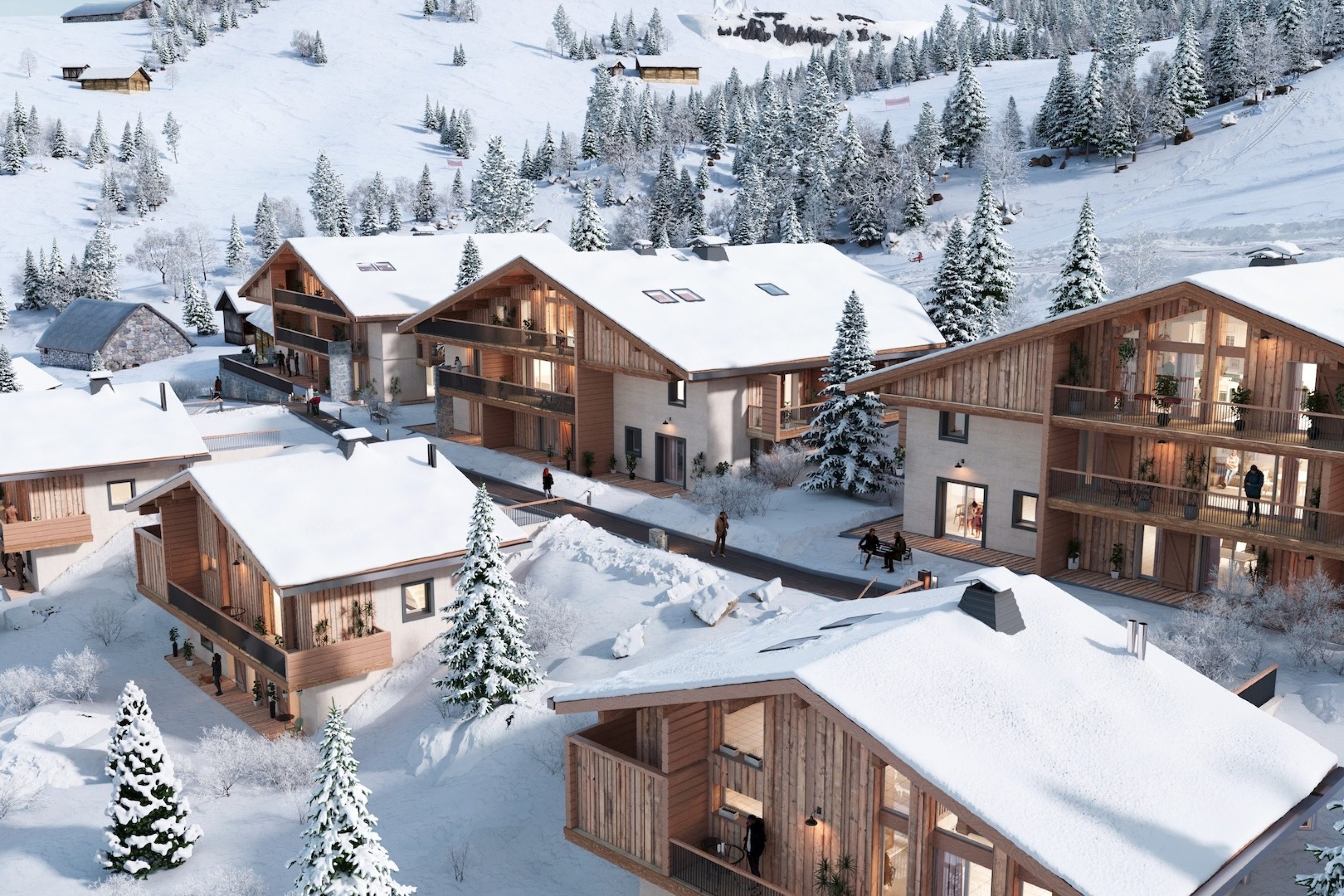 Résidence Alto - vue hiver