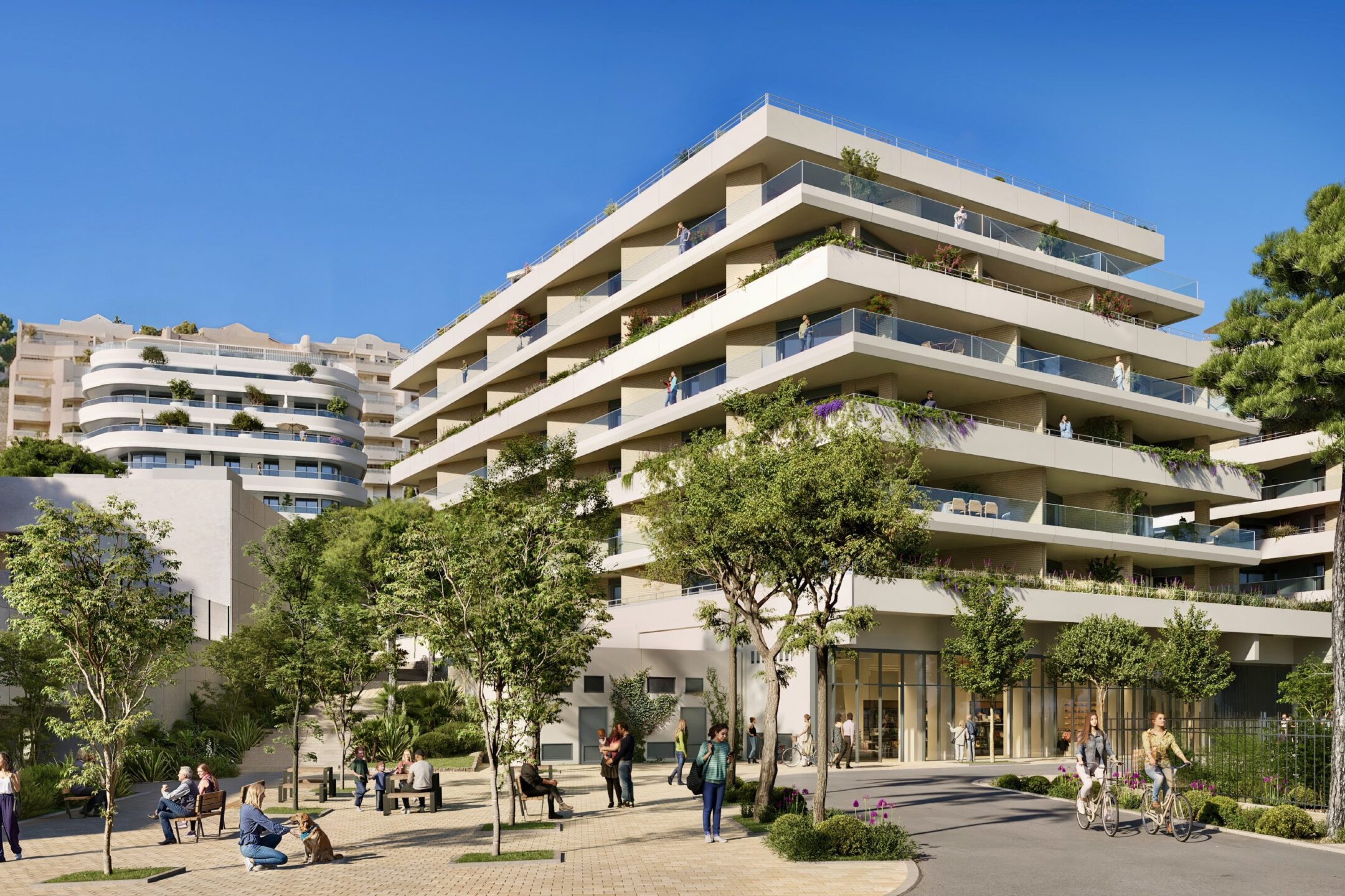 appartement-neuf-residence-coeur-carnoles-roquebrune-cap-martin-vue-batiment-a-b