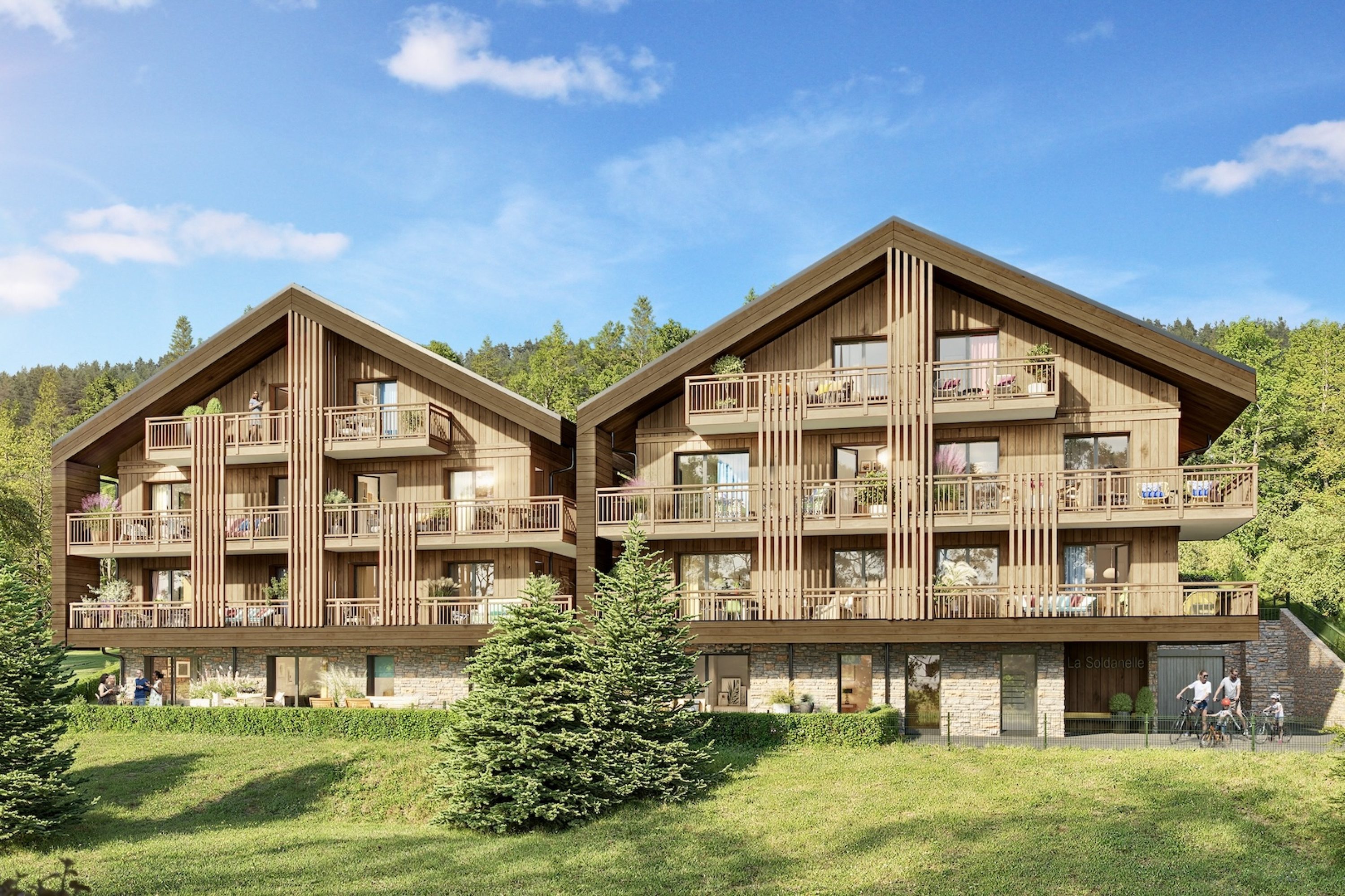 appartement-neuf-soldanelle-les-carroz-araches-vue-exterieure-ete