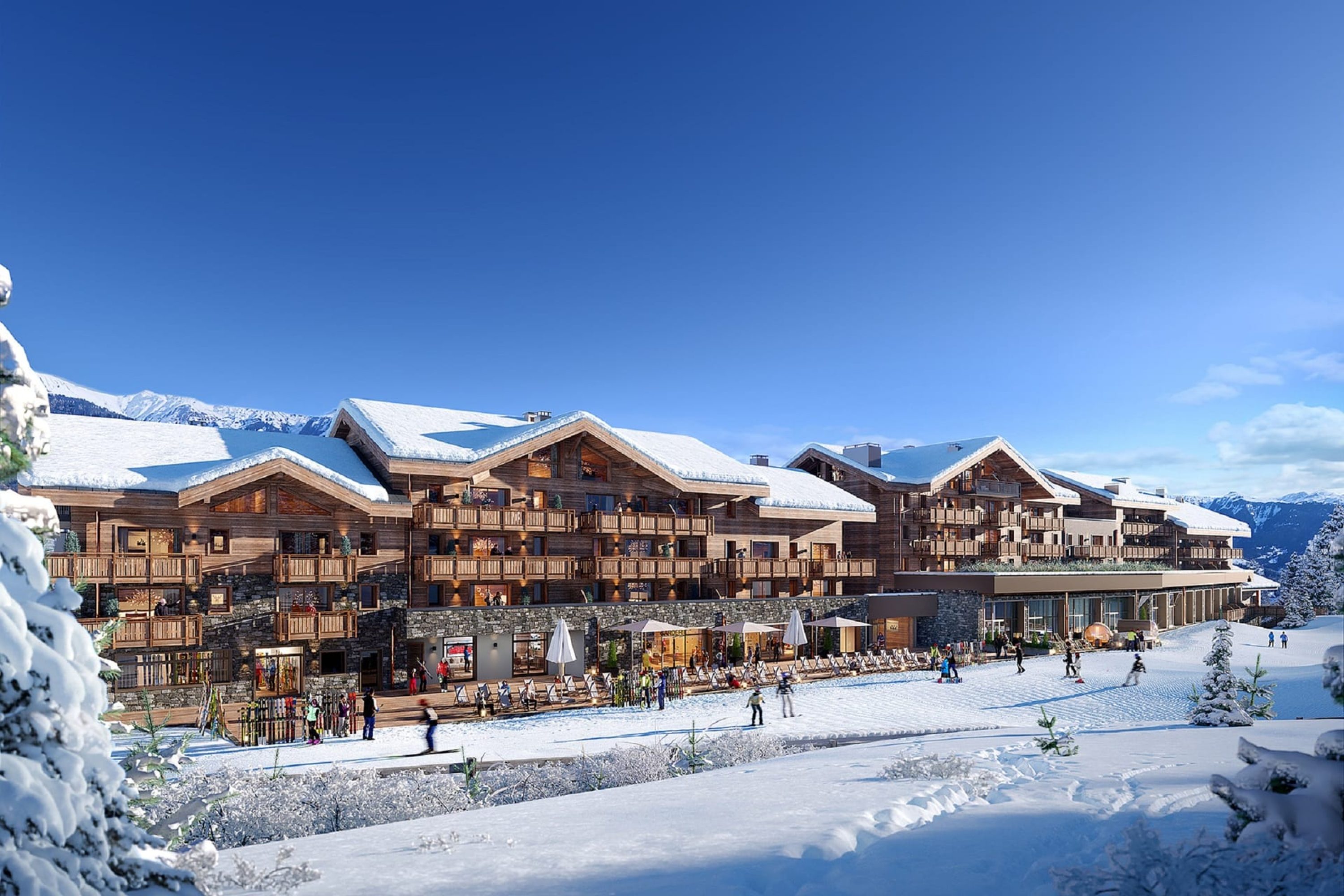Bârma Résidence & Spa - vue des pistes
